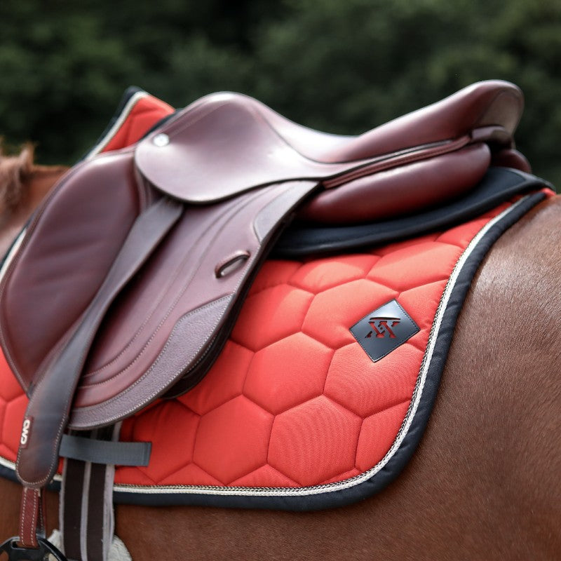 Oxxer - Tapis de selle Intemporel terracotta | - Ohlala