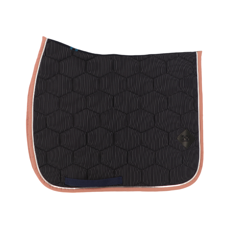 Oxxer - Tapis de dressage Corporate marine et rose