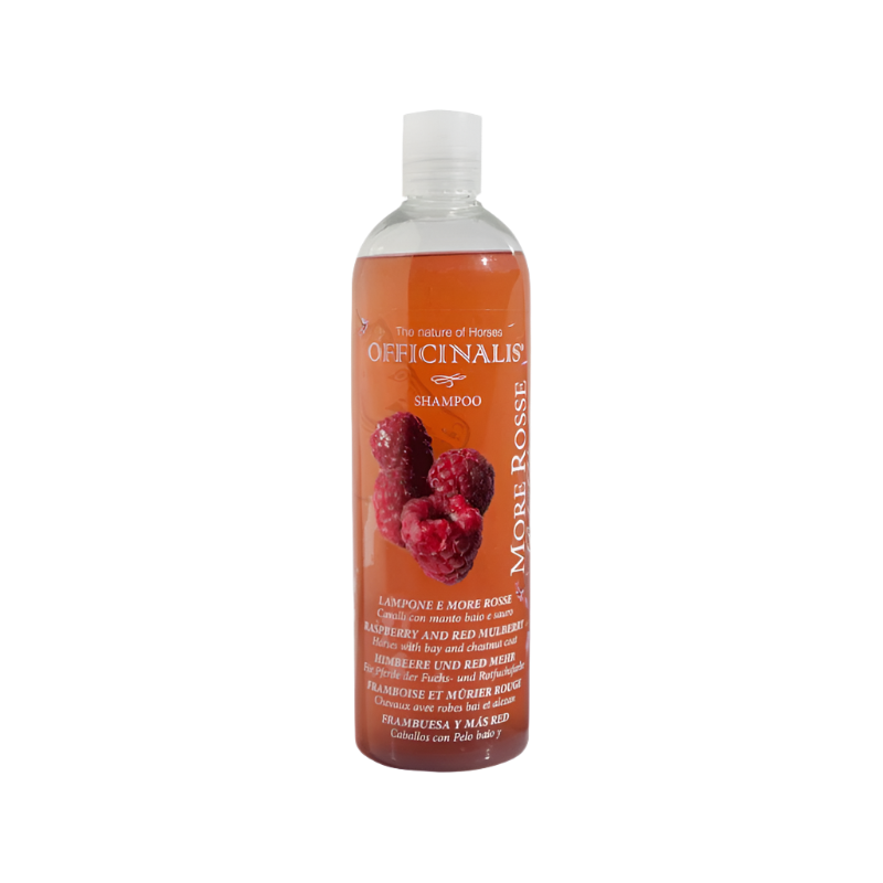 Officinalis - Shampoing chevaux bais et alezans framboise et mûre 500ml