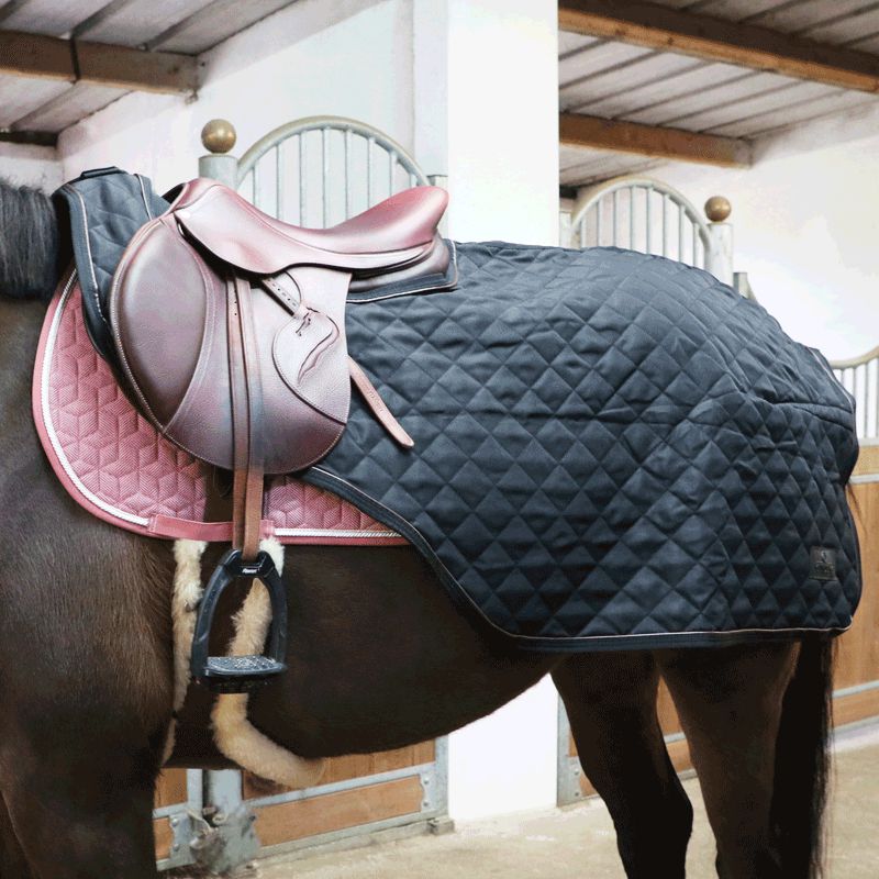 Kentucky Horsewear - Couvre-reins noir 160g | - Ohlala