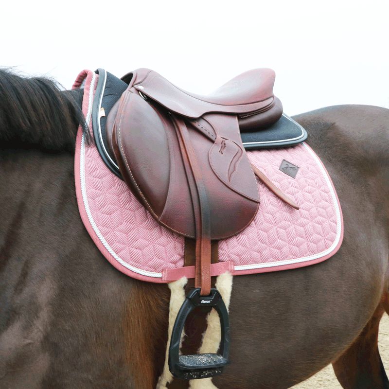 Kentucky Horsewear - Tapis de selle Laine rose | - Ohlala