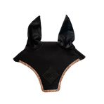 Oxxer - Bonnet court pour chevaux Diamant noir paillettes rose gold | - Ohlala