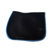 Oxxer - Tapis de selle Mesh noir/ bleu glacier paillettes noires | - Ohlala