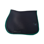 Oxxer - Tapis de selle Mesh noir/ vert sapin paillettes noires | - Ohlala