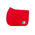 Paddock Sports - Zadeldek Prems rood logo France | - Ohlala