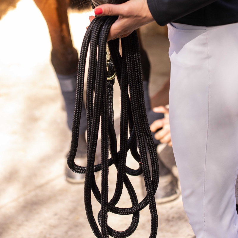 Paddock Sports - Ethologische Longe Zwart