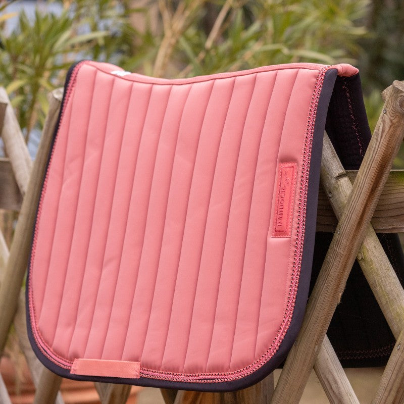 Paddock Sports - Tapis de selle Verticali pêche/ noir | - Ohlala