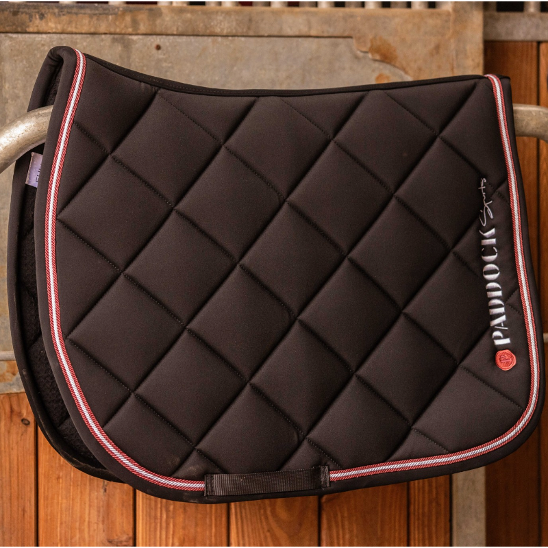 Paddock Sports - Tapis de selle Techprems noir