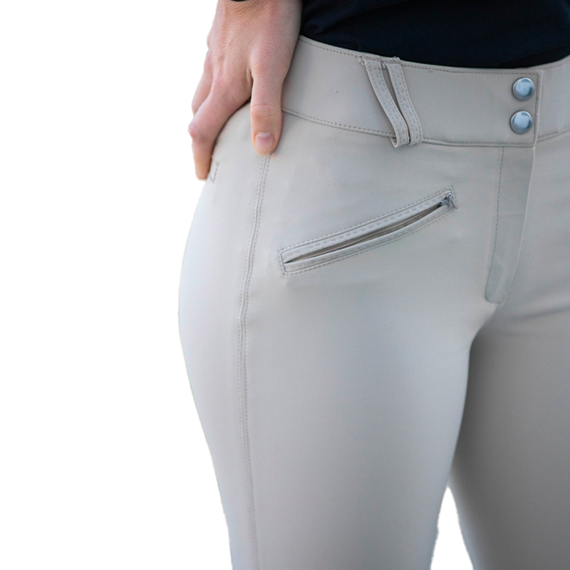 Pénélope Store - Pantalon d'équitation femme Rocky beige  taille mi-haute | - Ohlala