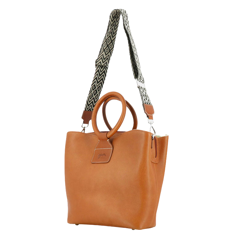 Pénélope - Sac à main Emeline cognac