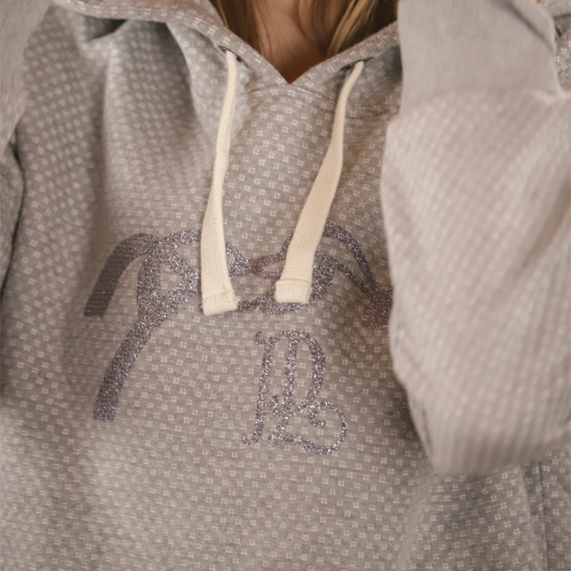 Pénélope Store - Sweatshirt à capuche manches longues femme Chilly gris | - Ohlala
