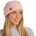 Pénélope - Bandeau tricoté femme Mel rose pale