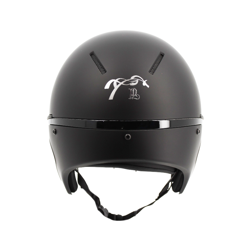 Pénélope - Casque d'équitation visière standard noir mat Pénélope X Freejump