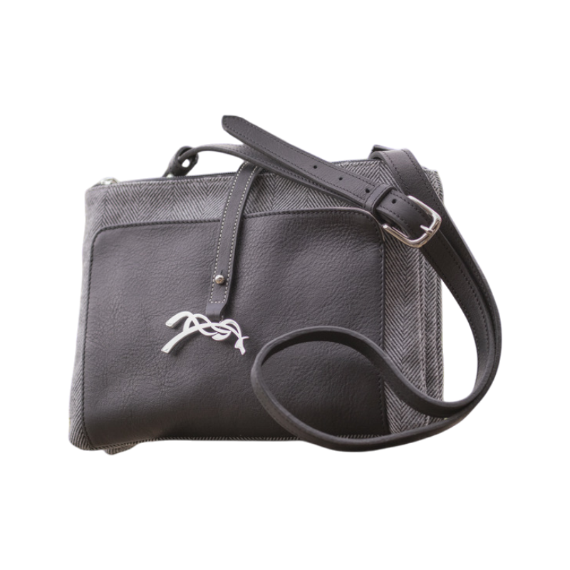 Pénélope - Sac Pablito grand modèle Chevron noir
