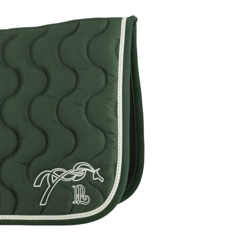 Pénélope - Tapis de selle Classique vert foncé/ vert
