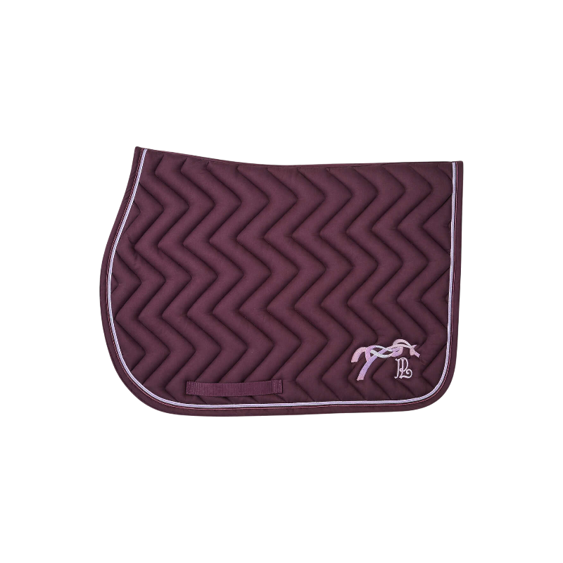 Pénélope - Tapis de selle PL-Tek prune