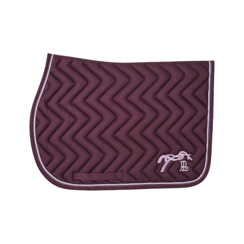 Pénélope - Tapis de selle PL-Tek prune