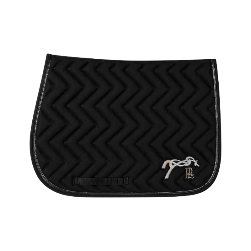 Pénélope - Tapis de selle Velours noir