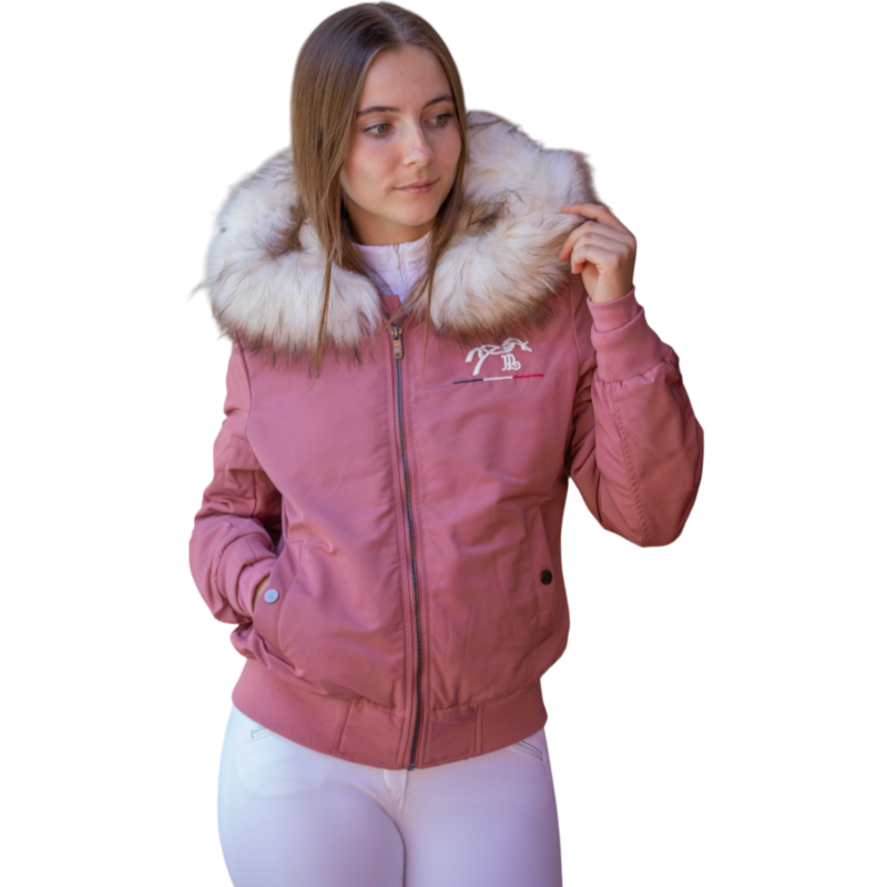 Pénélope - Bombers femme Lyon vieux rose