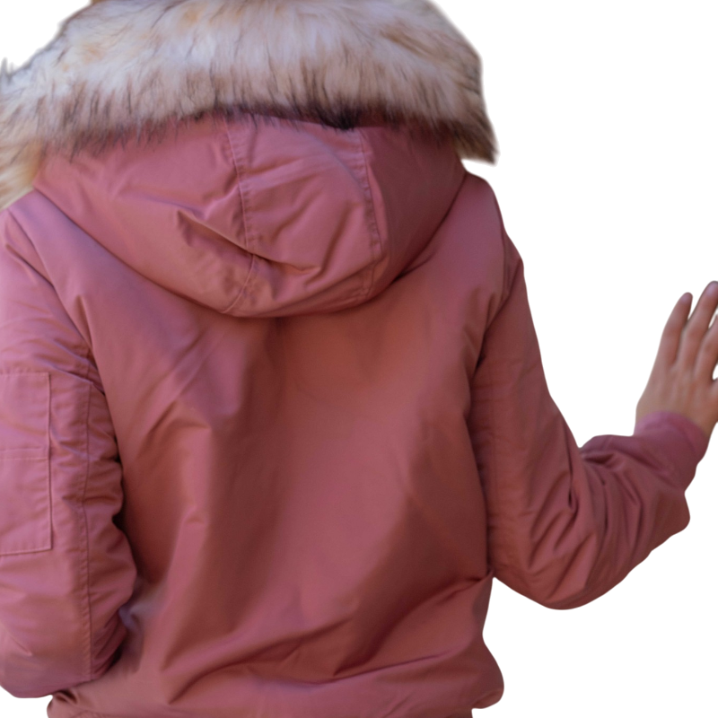 Pénélope - Bombers femme Lyon vieux rose