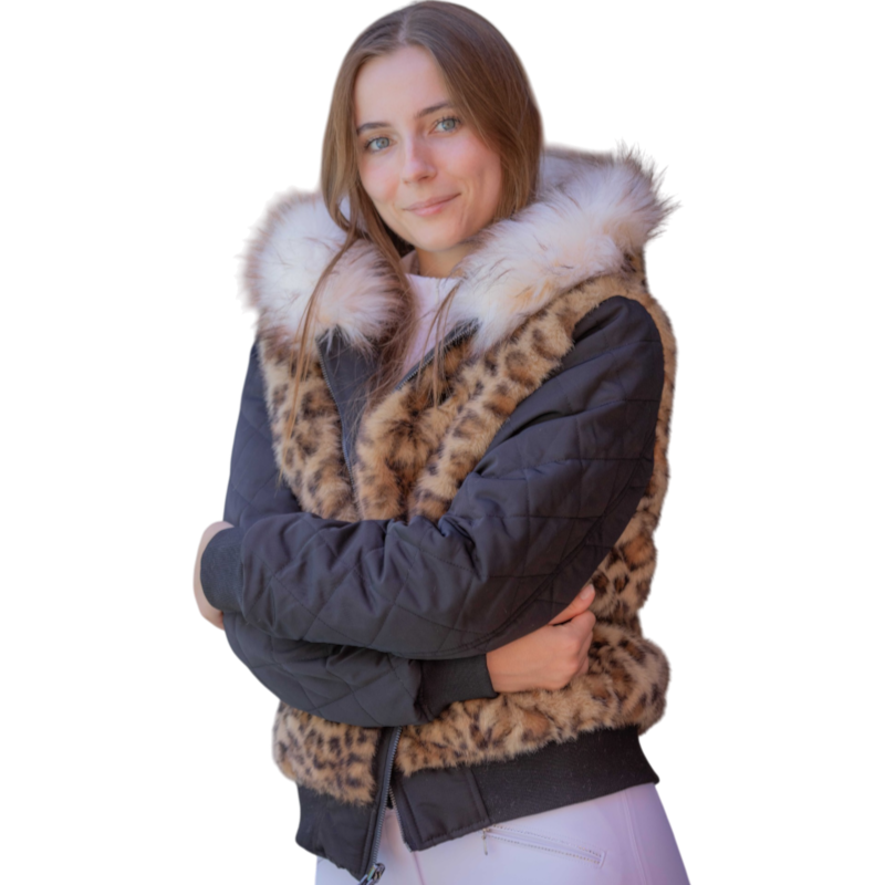 Pénélope - Bombers réversible femme Leolyon noir