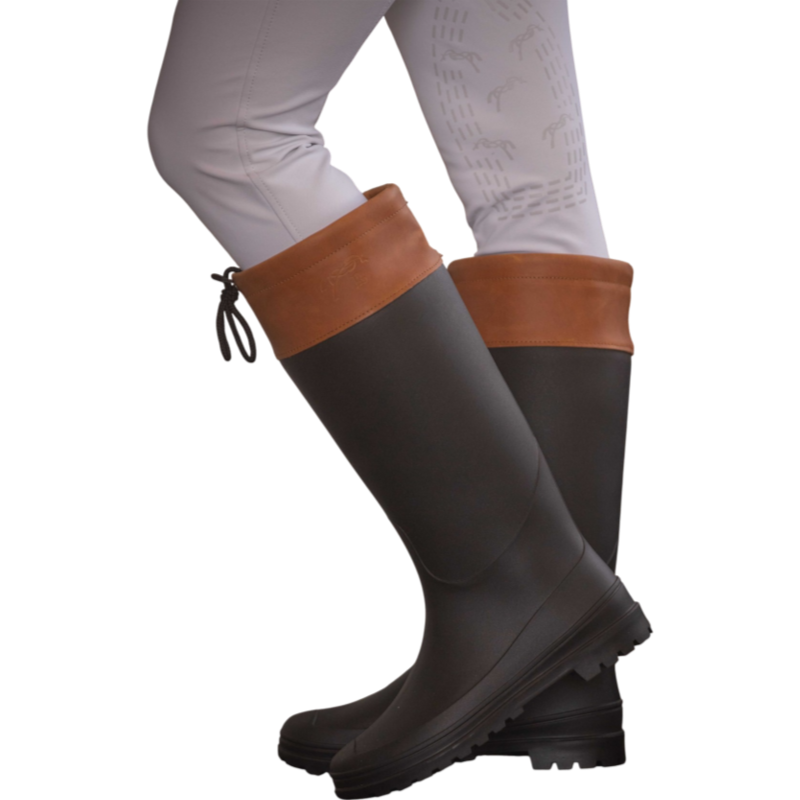 Pénélope - Bottes de pluie femme Jesswarm noir