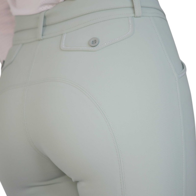 Pénélope - Pantalon d'équitation femme Élégance vert clair