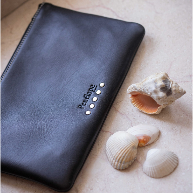 Pénélope - Pochette Fifi noir brillant