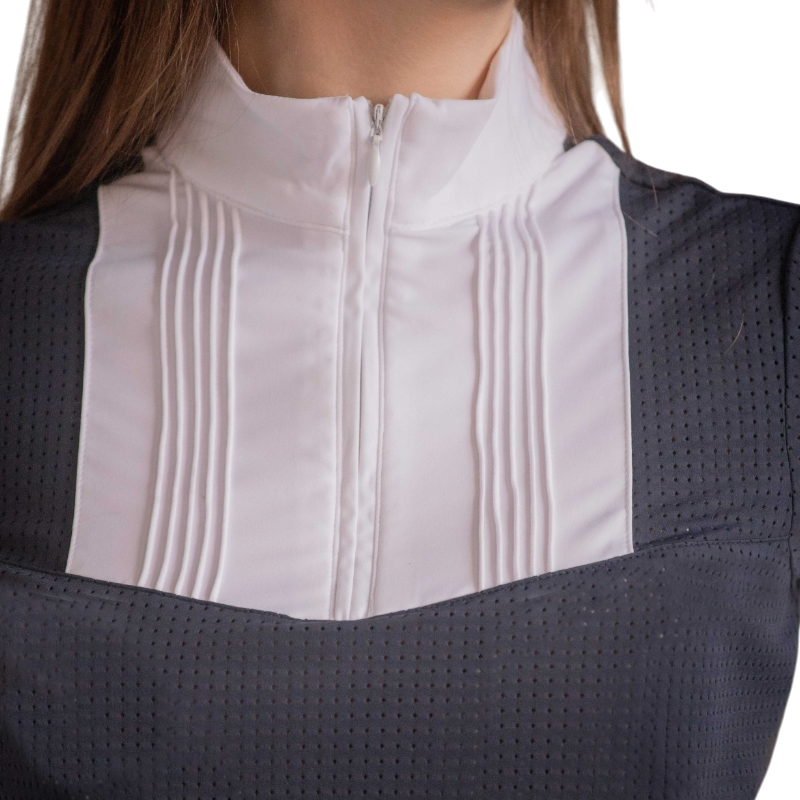 Pénélope - Polo manches courtes femme Florence Mesh marine