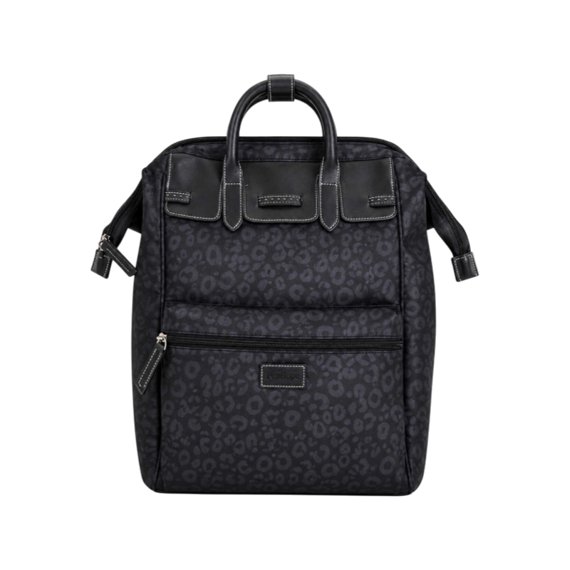 Pénélope - Sac à dos Backy léopard noir
