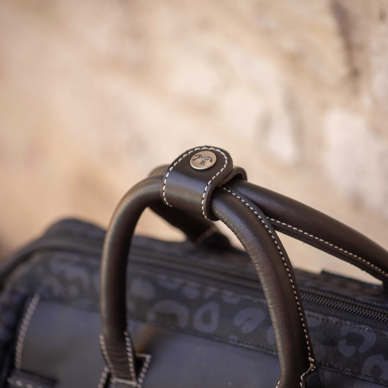 Pénélope - Sac à dos Backy léopard noir