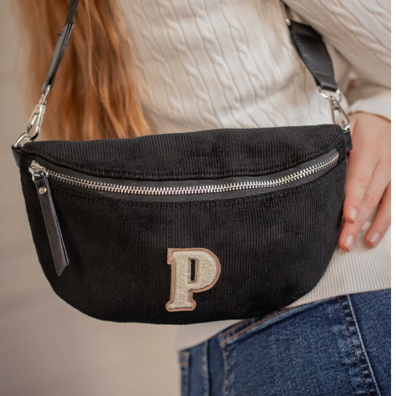 Pénélope - Sac banane Anna noir