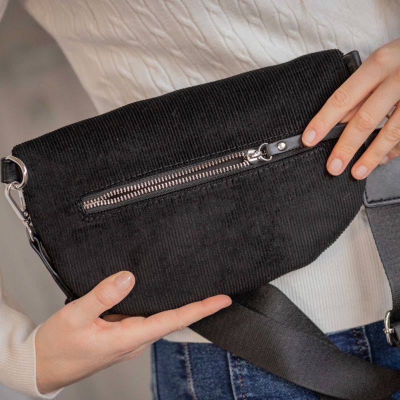 Pénélope - Sac banane Anna noir