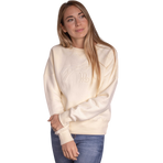 Pénélope - Dames sweatshirt lange mouwen Bianca lichtgeel