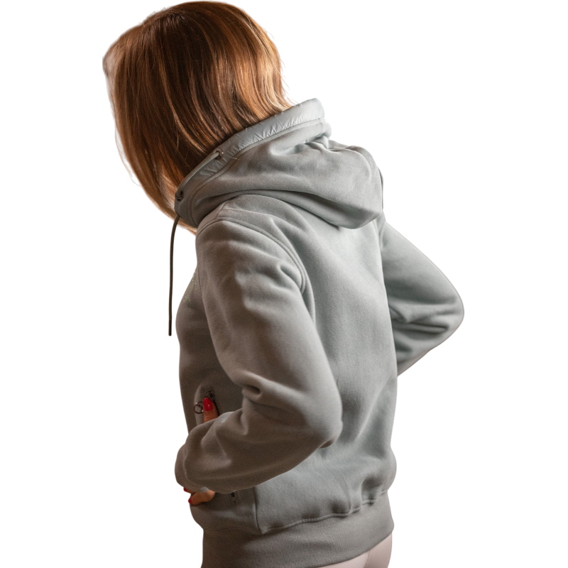 Pénélope - Sweat manches longues femme Fluore vert sauge