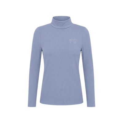 T-shirt technique manches longues femme Charlotte bleu-gris - Pénélope