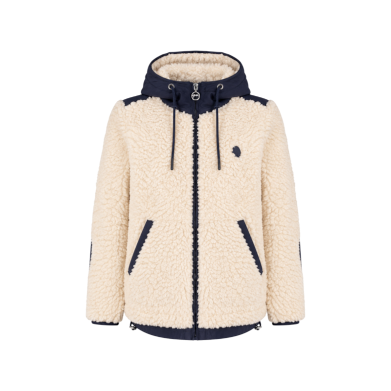 Pénélope - Veste manches longues polaire femme Léontine écru