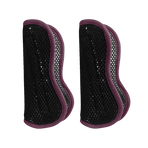 Pro Confort - Doublures de guêtres ouvertes Kalou coqués 3D mesh velours noir/ bordeaux