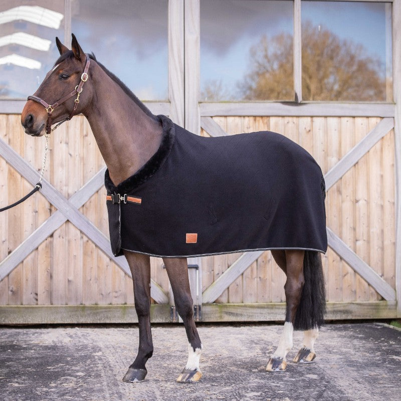 Paddock Sports - Couverture polaire Diagonal noir