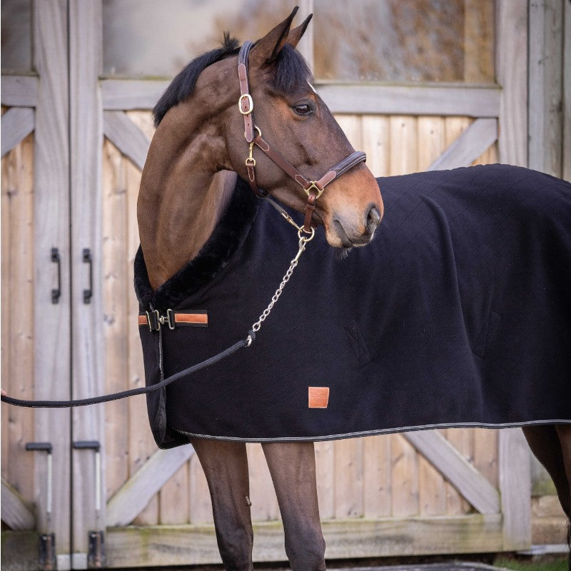 Paddock Sports - Couverture polaire Diagonal noir