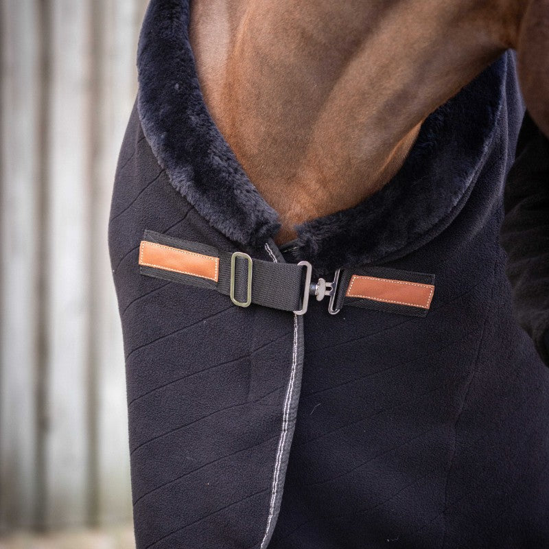 Paddock Sports - Couverture polaire Diagonal noir