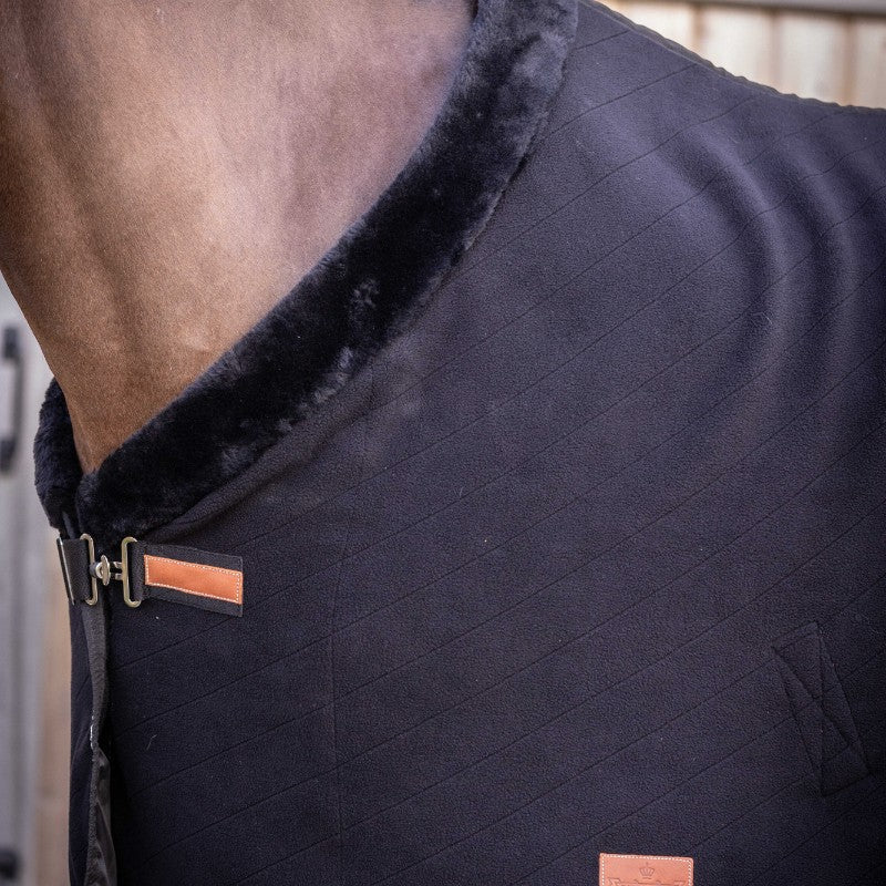 Paddock Sports - Couverture polaire Diagonal noir
