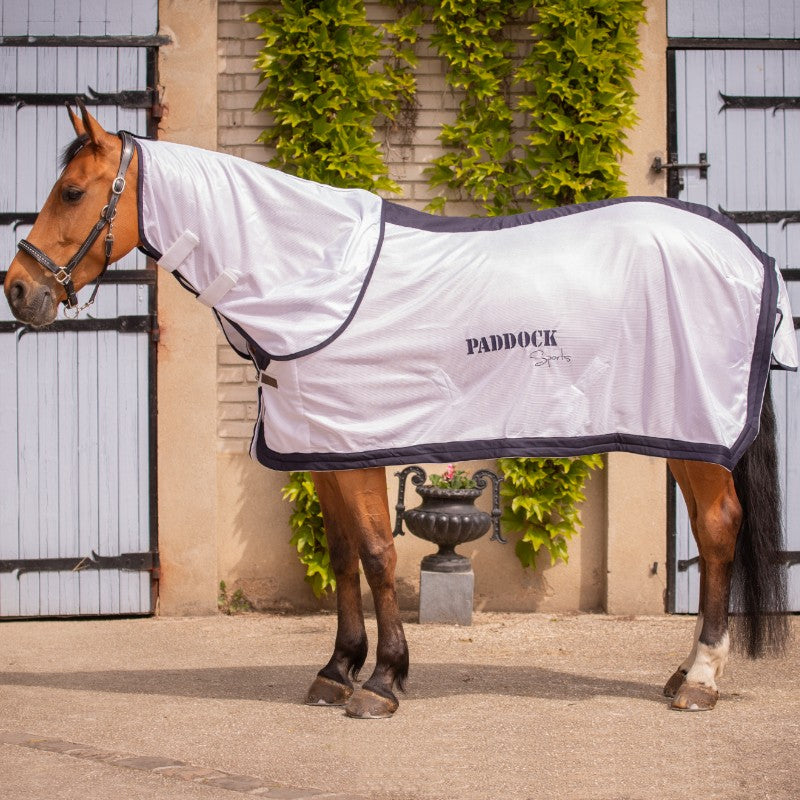 Paddock Sports - Chemise d'extérieur UV Mesh Combo blanc