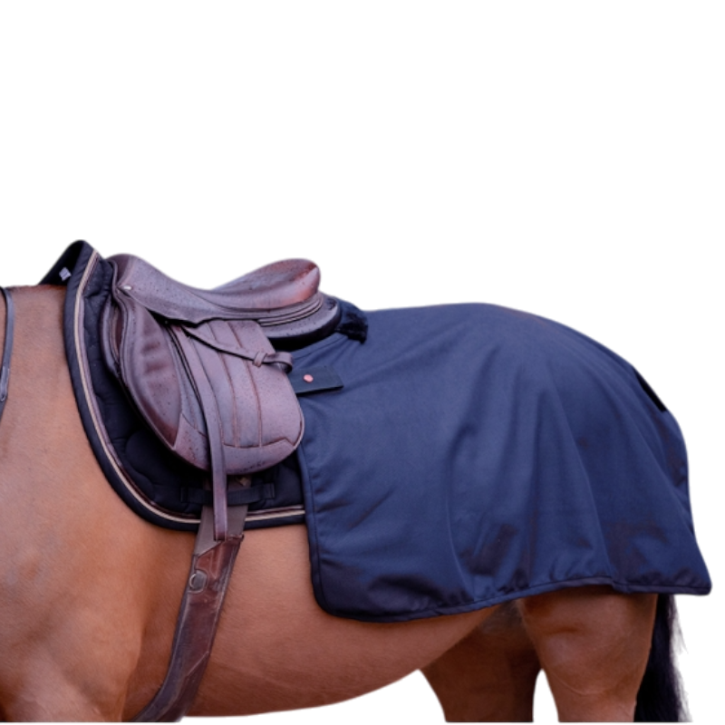 Paddock Sports - Couvre-reins Quarter Classic Rain marine