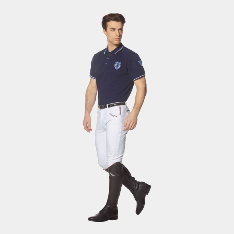 Flags & Cup - Pantalon d'équitation homme Saint Malo blanc | - Ohlala
