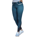 Pantalon D'Équitation Femme Start Bedford - Avec Garniture Silicone, Bleu Foncé - 11
