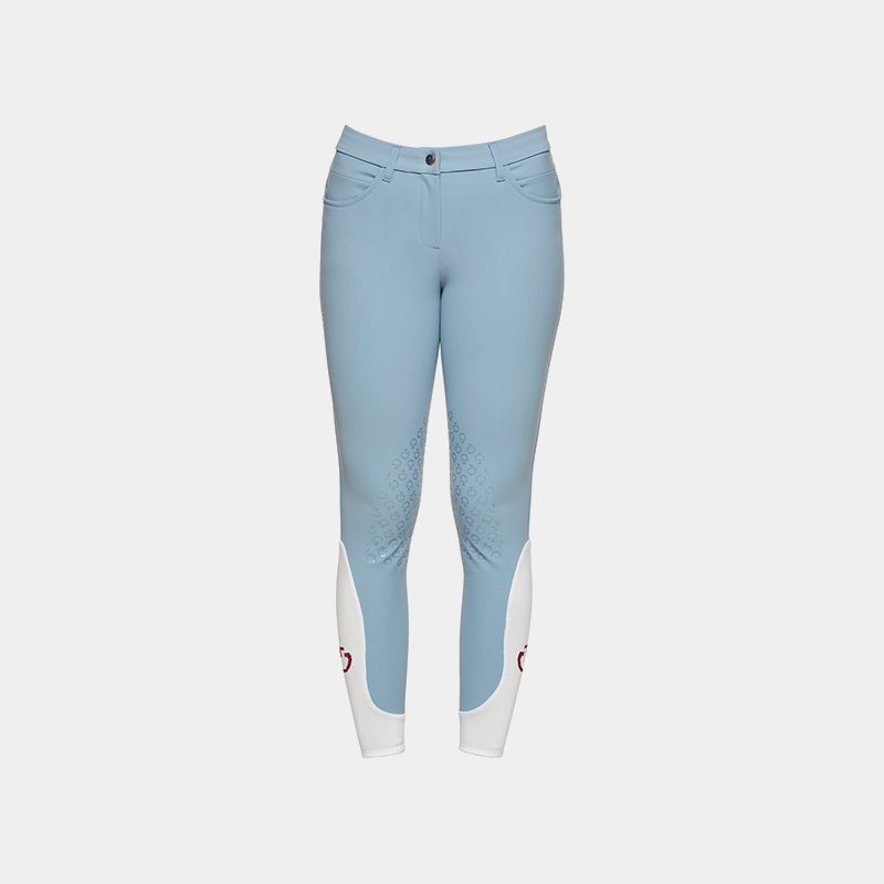 Cavalleria Toscana - Pantalon d'équitation femme grip bleu de Provence | - Ohlala