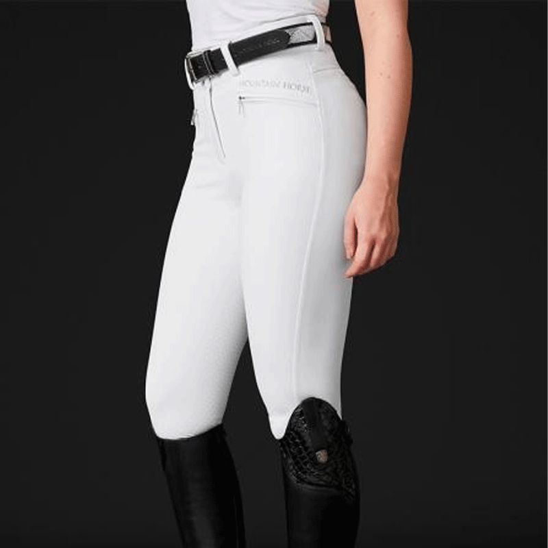 Mountain Horse - Pantalon d'équitation full grip femme Diana blanc | - Ohlala