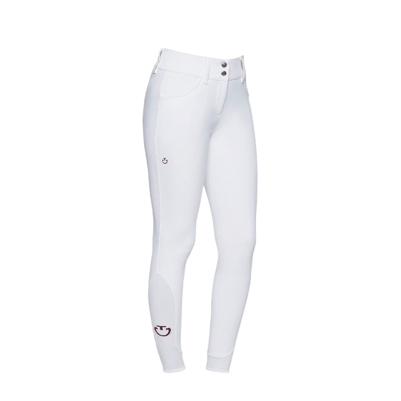 Cavalleria Toscana - Pantalon d'équitation femme taille haute blanc | - Ohlala