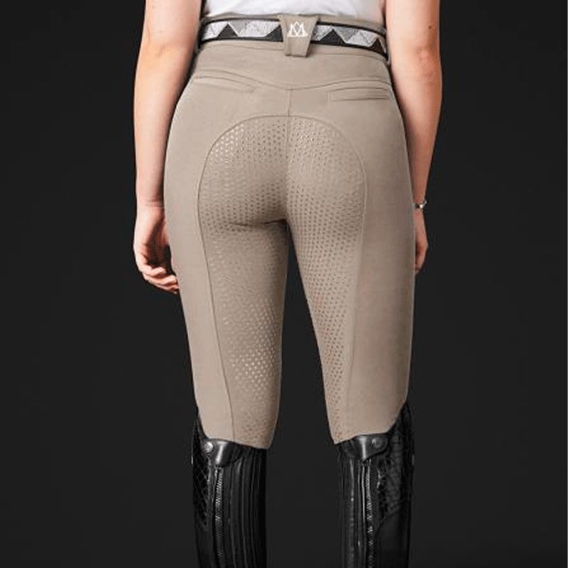 Mountain Horse - Pantalon d'équitation full grip femme Diana taupe | - Ohlala